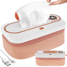 Baby Wipe Warmer Baby Wipe Heater Large Capacity Smart Wet Wipes Warmer,Adjustable Temperature,White