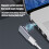 Magnetic USB C Adapter Type C/DC5521 to  2 Connector PD Quick Charge Adapter for  Air/Pro 3