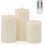 Κερί LED Pillar Ivory με τηλεχειριστήριο που λειτουργεί με μπαταρία 1