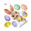 Easter Bunny Magnetic Stickers for Fridge 12 pcs 2