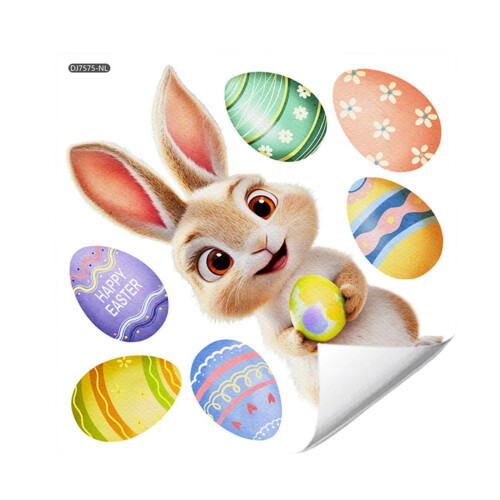 Easter Bunny Magnetic Stickers for Fridge 12 pcs 1