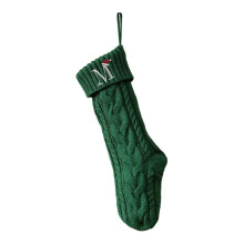 Chaussette de Noël brodée avec initiale, 50 cm (19,7 pouces)
