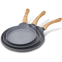 Nonstick Egg Frying Pan Frying Pan Set, 7" 8.5" and 10" 3 Pieces Nonstick Crepe Pan Set, Omelet Frying Pans, Flat Pan – Great for Tortilla...