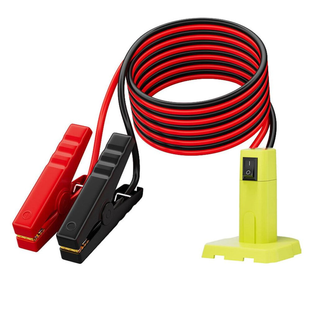 18V Jumper Cables Adapter With Alligator Clips, 12Awg 5.9Ft Portable Auto Booster Cables Â Compatible With 18V Battery 9399596138497