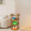 Side Table Modern Khaki 1 PC 29.5 x 13.8 in 5