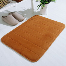 Tapis de bain en mousse à mémoire de forme BOBOMOTI – Ultra doux, absorbant, antidérapant et lavable en machine ; compatible avec baignoire et
