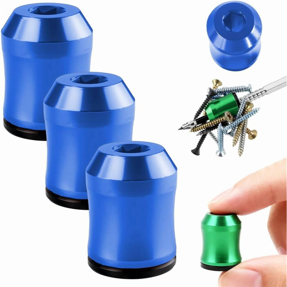 Aluminum Alloy Magnetic Bit Holder, Magnetizer Demagnetizer Tool For Screwdriver Drill Bits Hex Shank 9085618370012