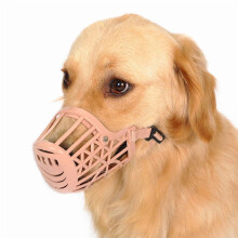 Dog Muzzle for Medium/Small Dogs – Adjustable Cage Muzzle to Prevent Biting, Chewing, Licking, Scavenging – Vet, Grooming, Walking (Size 2)