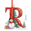 Kerstornament met sneeuwpop en initialen (26Letters) 7