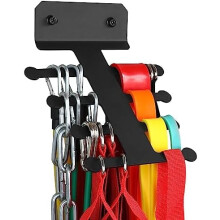 Rack Band Storage Hanger Gym Equipment Organizer Pull Up Bands Jump Ropes, Storage Rack for Home Gym