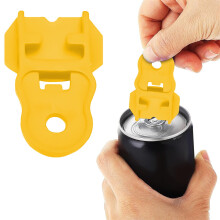 Can opener Brightly Colored Home Drink Shield And Protector Plastic Can Opener For Beer Colas Or Drink To Cold Drinks From Picnic Barbecues (1PC)
