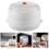 Microwave Vegetable Steamer with Transparent Lid 1 pc 1