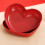 Heart-Shaped Plastic Plates 2-Pack 15cm and 21.5cm 1