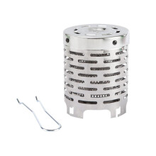 Mini Gas Heater Stove Wear-resistant Outdoor Camping Portable Steel Warmer Heating Cover Equipment