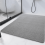 Halkfri duschmatta grå 137x86 cm PVC-luffa 5