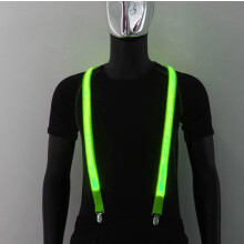 LED Suspenders, Back Suspenders LED Light Suspenders Neon Stripe Light Up LED Suspenders Y Shape Suspenders USB