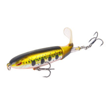 2Pcs 10cm/14cm Artificial Water Fishing Lure Whopper Lure Perform Smooth Rotation Tail Equipment