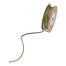 Nastro di raso natalizio, 10 iarde, 2 mm di larghezza