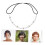 Fasce per capelli da donna con perline e strass, elastiche, 2 pezzi 8