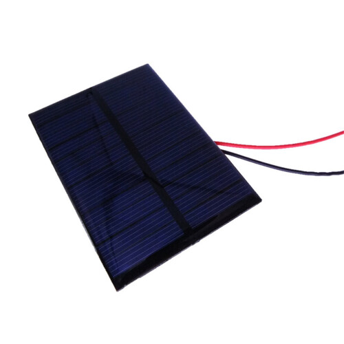 Solar Panel Module 6V Polysilicon with Long Cable Solar Flashlights Module for Outdoor Solar Charging & Flashlights