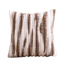 Clúdach Pillow Stríocach Dorcha Glas 18x18 Orlach