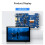 Tela de Toque Capacitiva de 5 Polegadas IPS 1024x600 HD  Compatível com Placa-Mãe Raspberry Pi/Jetson Series/Tela de PC 6