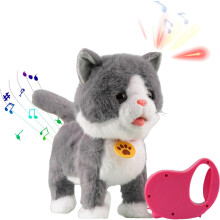 2026 Froplay Plush Robot Dog with Remote Leash, Touch/Voice Sensing & Licking Tongue – Compatible with Kids' Play