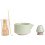 Japanese Matcha Whisk Set with Ceramic Bowl 4 pcs 1