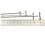 Saltvattenfiskeriggar T-formade vridbara tafsar 30-pack 4