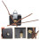 Clock Movement Mechanism Brown1Set 7