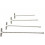 Saltvattenfiskeriggar T-formade vridbara tafsar 30-pack 5