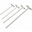 Saltvattenfiskeriggar T-formade vridbara tafsar 30-pack 6
