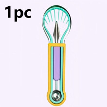 Ensemble de 4 cuillères à melon en acier inoxydable