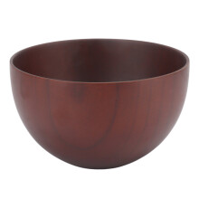 Japanese Wood Grain Noodle Bowl - Rustic Style Soup & Rice Bowl for Home Dining