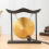 Mini desktop gong wind chime with mallet for home decor 2