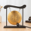 Mini desktop gong wind chime with mallet for home decor 3