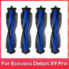 Compatible avec (ECOVACS X9PRO OMNI / X9Pro) Pièces détachées et accessoires : Filtre, Brosse principale, Brosse rotative, Sac à poussière (Lot