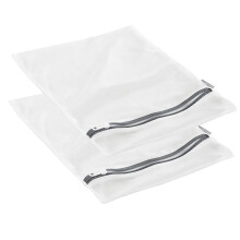 2Mesh Laundry Bags Washing Machine Mesh Wash Bags Jumbo for Delicates Clothes,Bed Linen,Toys with Drawstring Closure Sturdy (2 PCS), 12x16"