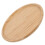 Bandeja redonda de bambu para armazenamento, marrom claro, multiuso, para servir e guardar coisas. 12,7 cm (5 polegadas) 1