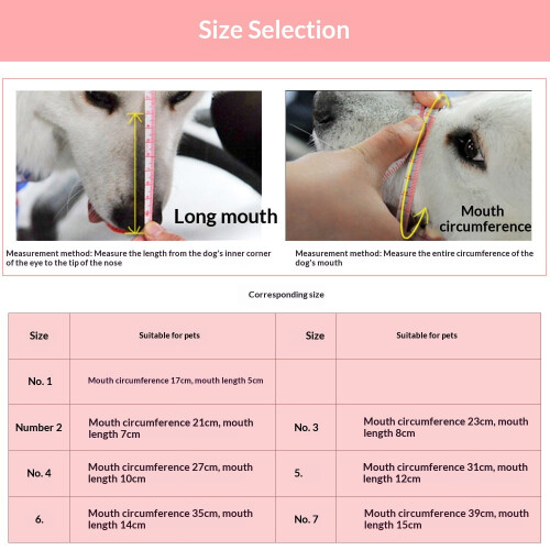 Dog Muzzle for Medium/Small Dogs – Adjustable Cage Muzzle to Prevent Biting, Chewing, Licking, Scavenging – Vet, Grooming, Walking (Size 2) 1