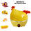 7-Egg Capacity Chicken-Shaped Egg Cooker – Cute Mini Steamer, for Eggs/Sweet Potatoes/Corn, Automatic Shut-Off 1