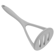 1Pcs Grey Silicone Potato Masher for Food Crushing and Pureeing Kitchen Tools for Cooking