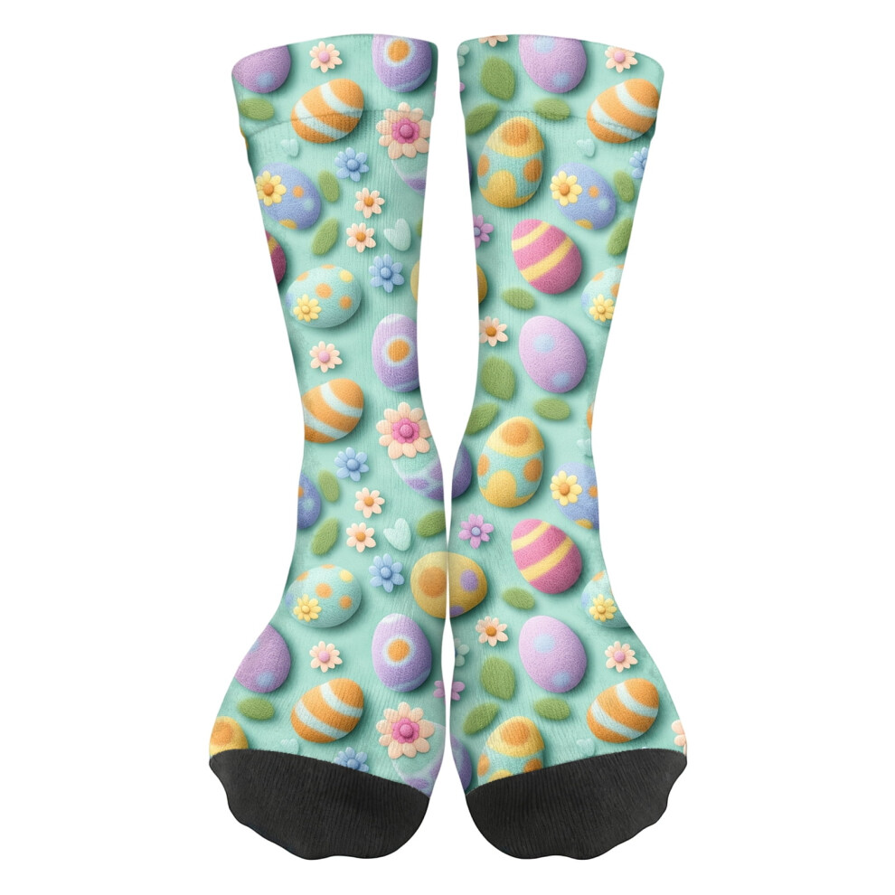 Compression Socks Calf Knee High Support Socks Novelty For Women Men Athletic Running Hiking Nurse, M