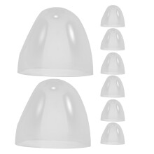 Capace de biberoane cu instalare ușoară, capace transparente din plastic, 8 buc.