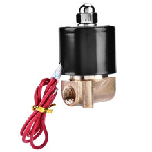Højfølsom 2W025-08 Kompakt 2-positions 2-vejs elektrisk magnetventil, N/C-ventil, normalt lukket til vand/luft IP65 110Vac