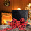 Christmas Hat Decoration Black Retractable Tree Topper with 4