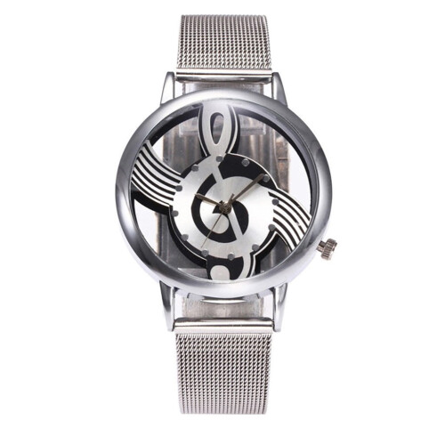 Ρολόι Vansvar Casual Quartz από ανοξείδωτο ατσάλι με λουράκι και αναλογικό λουράκι,