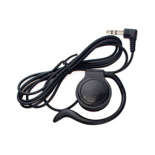 Écouteur intra-auriculaire en forme de G avec prise jack 3,5 mm pour radios, talkies-walkies et systèmes de guides touristiques