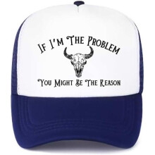Ik ben het probleem (pet) Als ik het probleem ben, ben jij misschien de reden (pet) Unisex