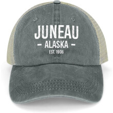 Sieťované klobúky pre mužov Sieťovaná baseballová šiltovka pre mužov Snapback Trucker klobúky Juneau Alaska Cap